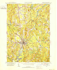 Pepperell Massachusetts Historical topographic map, 1:31680 scale, 7.5 X 7.5 Minute, Year 1950