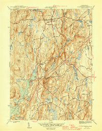 Petersham Massachusetts Historical topographic map, 1:31680 scale, 7.5 X 7.5 Minute, Year 1946