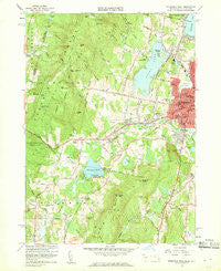 Pittsfield West Massachusetts Historical topographic map, 1:24000 scale, 7.5 X 7.5 Minute, Year 1959