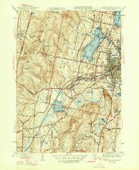 Pittsfield West Massachusetts Historical topographic map, 1:31680 scale, 7.5 X 7.5 Minute, Year 1947