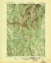 Plainfield Massachusetts Historical topographic map, 1:31680 scale, 7.5 X 7.5 Minute, Year 1947