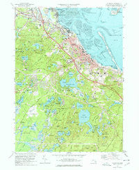 Plymouth Massachusetts Historical topographic map, 1:24000 scale, 7.5 X 7.5 Minute, Year 1977