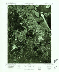 Plymouth Massachusetts Historical topographic map, 1:25000 scale, 7.5 X 7.5 Minute, Year 1977