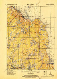 Plymouth Massachusetts Historical topographic map, 1:62500 scale, 15 X 15 Minute, Year 1921