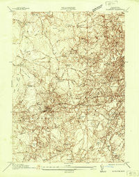 Plympton Massachusetts Historical topographic map, 1:24000 scale, 7.5 X 7.5 Minute, Year 1937