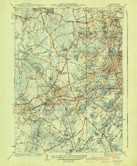 Plympton Massachusetts Historical topographic map, 1:31680 scale, 7.5 X 7.5 Minute, Year 1941