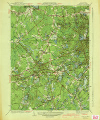 Plympton Massachusetts Historical topographic map, 1:31680 scale, 7.5 X 7.5 Minute, Year 1941
