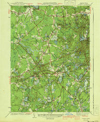 Plympton Massachusetts Historical topographic map, 1:31680 scale, 7.5 X 7.5 Minute, Year 1941
