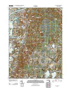 Pocasset Massachusetts Historical topographic map, 1:24000 scale, 7.5 X 7.5 Minute, Year 2012