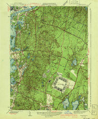 Pocasset Massachusetts Historical topographic map, 1:31680 scale, 7.5 X 7.5 Minute, Year 1941
