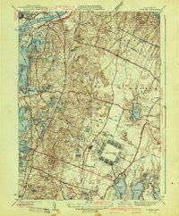 Pocasset Massachusetts Historical topographic map, 1:31680 scale, 7.5 X 7.5 Minute, Year 1941