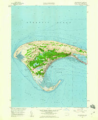 Provincetown Massachusetts Historical topographic map, 1:24000 scale, 7.5 X 7.5 Minute, Year 1958