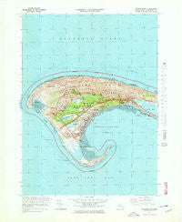 Provincetown Massachusetts Historical topographic map, 1:25000 scale, 7.5 X 7.5 Minute, Year 1972