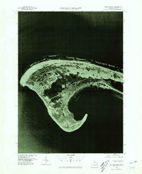 Provincetown Massachusetts Historical topographic map, 1:25000 scale, 7.5 X 7.5 Minute, Year 1977