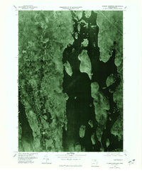 Quabbin Reservoir Massachusetts Historical topographic map, 1:25000 scale, 7.5 X 7.5 Minute, Year 1975