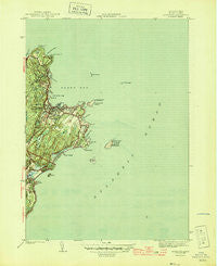 Rockport Massachusetts Historical topographic map, 1:31680 scale, 7.5 X 7.5 Minute, Year 1945