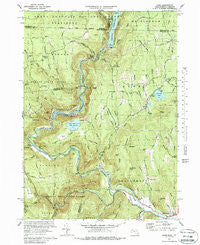 Rowe Massachusetts Historical topographic map, 1:24000 scale, 7.5 X 7.5 Minute, Year 1973