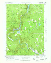 Rowe Massachusetts Historical topographic map, 1:25000 scale, 7.5 X 7.5 Minute, Year 1973