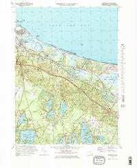 Sandwich Massachusetts Historical topographic map, 1:25000 scale, 7.5 X 7.5 Minute, Year 1972