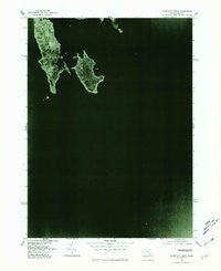Sconticut Neck Massachusetts Historical topographic map, 1:25000 scale, 7.5 X 7.5 Minute, Year 1977