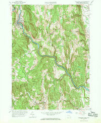 Shelburne Falls Massachusetts Historical topographic map, 1:24000 scale, 7.5 X 7.5 Minute, Year 1961