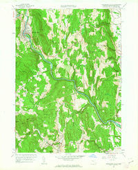 Shelburne Falls Massachusetts Historical topographic map, 1:24000 scale, 7.5 X 7.5 Minute, Year 1961