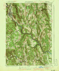 Shelburne Falls Massachusetts Historical topographic map, 1:31680 scale, 7.5 X 7.5 Minute, Year 1941
