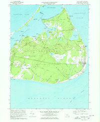 Siasconset Massachusetts Historical topographic map, 1:24000 scale, 7.5 X 7.5 Minute, Year 1972