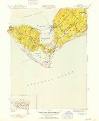 Squibnocket Massachusetts Historical topographic map, 1:31680 scale, 7.5 X 7.5 Minute, Year 1951