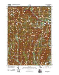 State Line Massachusetts Historical topographic map, 1:24000 scale, 7.5 X 7.5 Minute, Year 2012