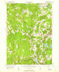 Sterling Massachusetts Historical topographic map, 1:24000 scale, 7.5 X 7.5 Minute, Year 1950