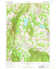 Stockbridge Massachusetts Historical topographic map, 1:24000 scale, 7.5 X 7.5 Minute, Year 1959