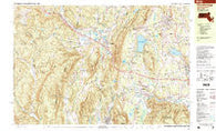 Stockbridge Massachusetts Historical topographic map, 1:25000 scale, 7.5 X 15 Minute, Year 1997