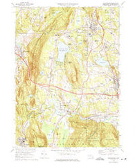 Stockbridge Massachusetts Historical topographic map, 1:25000 scale, 7.5 X 7.5 Minute, Year 1973