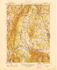 Stockbridge Massachusetts Historical topographic map, 1:31680 scale, 7.5 X 7.5 Minute, Year 1948