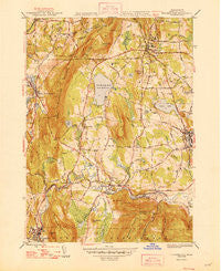 Stockbridge Massachusetts Historical topographic map, 1:31680 scale, 7.5 X 7.5 Minute, Year 1948