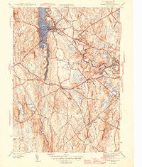 Templeton Massachusetts Historical topographic map, 1:31680 scale, 7.5 X 7.5 Minute, Year 1946