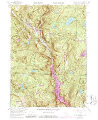 Tolland Center Massachusetts Historical topographic map, 1:24000 scale, 7.5 X 7.5 Minute, Year 1958