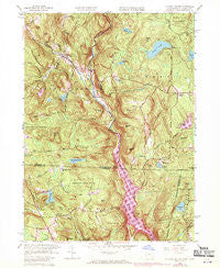 Tolland Center Massachusetts Historical topographic map, 1:24000 scale, 7.5 X 7.5 Minute, Year 1958