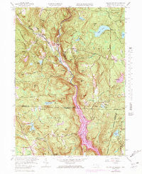 Tolland Center Massachusetts Historical topographic map, 1:24000 scale, 7.5 X 7.5 Minute, Year 1958
