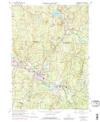 Townsend Massachusetts Historical topographic map, 1:24000 scale, 7.5 X 7.5 Minute, Year 1965