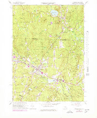 Townsend Massachusetts Historical topographic map, 1:25000 scale, 7.5 X 7.5 Minute, Year 1965