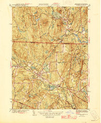 Townsend Massachusetts Historical topographic map, 1:31680 scale, 7.5 X 7.5 Minute, Year 1944
