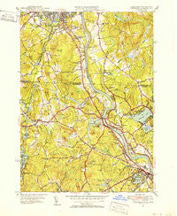 Tyngsboro New Hampshire Historical topographic map, 1:31680 scale, 7.5 X 7.5 Minute, Year 1950