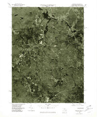 Uxbridge Massachusetts Historical topographic map, 1:25000 scale, 7.5 X 7.5 Minute, Year 1975