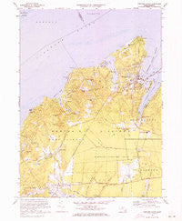Vineyard Haven Massachusetts Historical topographic map, 1:25000 scale, 7.5 X 7.5 Minute, Year 1972