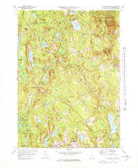 Wachusett Mtn Massachusetts Historical topographic map, 1:25000 scale, 7.5 X 7.5 Minute, Year 1972