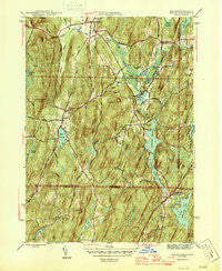 Wales Massachusetts Historical topographic map, 1:31680 scale, 7.5 X 7.5 Minute, Year 1946