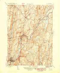 Ware Massachusetts Historical topographic map, 1:31680 scale, 7.5 X 7.5 Minute, Year 1946