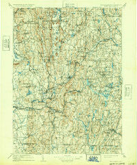 Ware Massachusetts Historical topographic map, 1:125000 scale, 30 X 30 Minute, Year 1908
